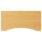 vidaXL Bureaublad 110x55x2,5 cm bamboe, Huis en Inrichting, Verzenden, Nieuw