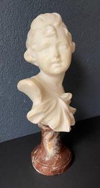 Anton Nelson (1880-1910) - Buste, Jonge vrouw - 35.5 cm -, Antiquités & Art, Antiquités | Céramique & Poterie
