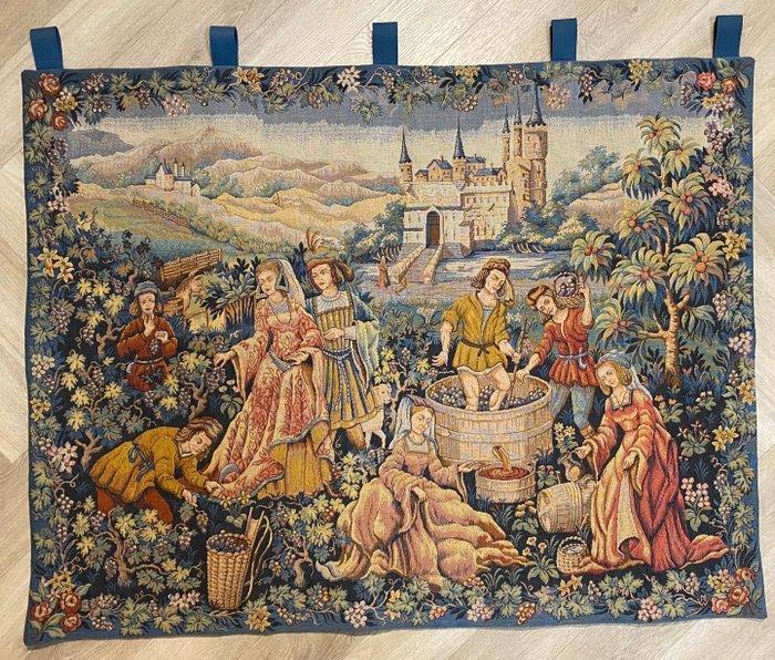 Wandtapijt La Vendange (De Wijnoogst) - Wandtapijt - 117 cm, Antiek en Kunst, Curiosa en Brocante