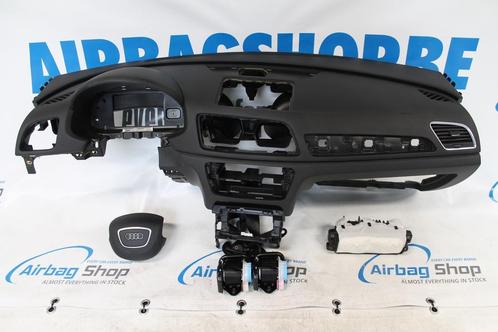 Airbag set - Dashboard zwart 4 spaak Audi Q3 U8 (2011-2018), Auto-onderdelen, Dashboard en Schakelaars, Gebruikt, Audi