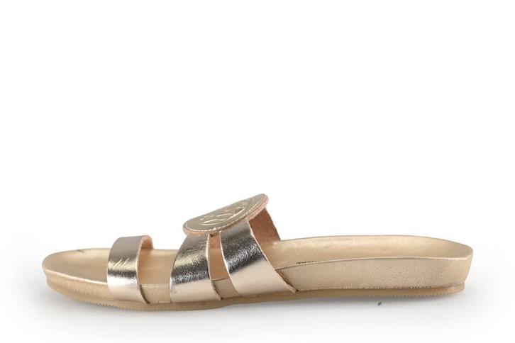 Fred de La Bretoniere Slippers in maat 37 Goud | 5% korting, Kleding | Dames, Schoenen, Overige kleuren, Zo goed als nieuw, Slippers