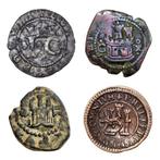 Spanje. Juana y Carlos (1504-1555). 2 Grani Napoles + 2, Postzegels en Munten