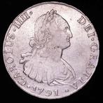 Spanje. Carlos IV (1788-1808). 8 Reales Acuñados en el año, Postzegels en Munten