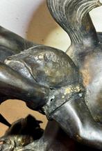 Tommaso Campaiola - sculptuur, Guerriero a cavallo armato di