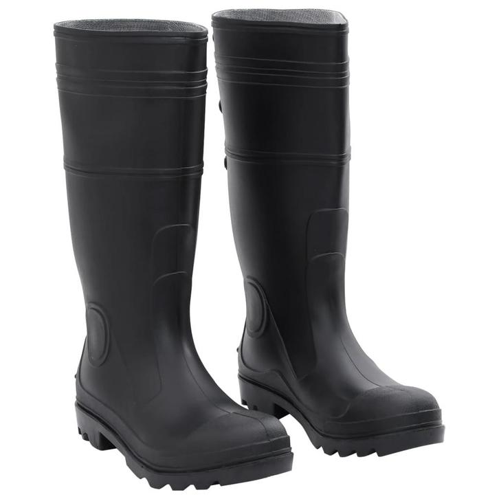 vidaXL Regenlaarzen maat 43 PVC zwart, Watersport en Boten, Hengelsport | Algemeen, Nieuw, Verzenden