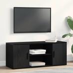 vidaXL TV-kast Zwart eiken 100 x 35 x 40 cm Bewerkt hout, Verzenden, Nieuw