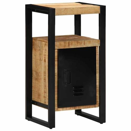 vidaXL Badkamerkast met plank Bruin 40 x 35 x 75 cm Massief, Huis en Inrichting, Tafels | Kaptafels, Nieuw, Verzenden