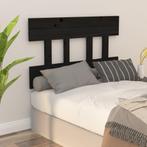 vidaXL Tête de lit Noir 103,5x3x81 cm Bois massif de pin, Verzenden, Neuf