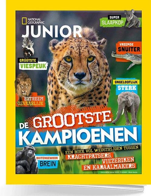 National Geographic Junior - De Grootste Kampioenen, Livres, Livres Autre, Envoi