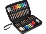 Posca Uni Verfmarkers - Luxe Koffer - 24 stuks (assorti), Hobby en Vrije tijd, Schilderen, Verzenden, Zo goed als nieuw