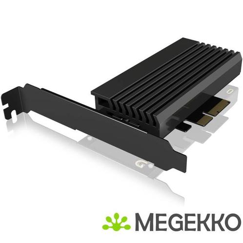 ICY BOX IB-PCI214M2-HSL PCIe M2. kaart met heatsink, Computers en Software, Netwerkkaarten, Nieuw, Verzenden