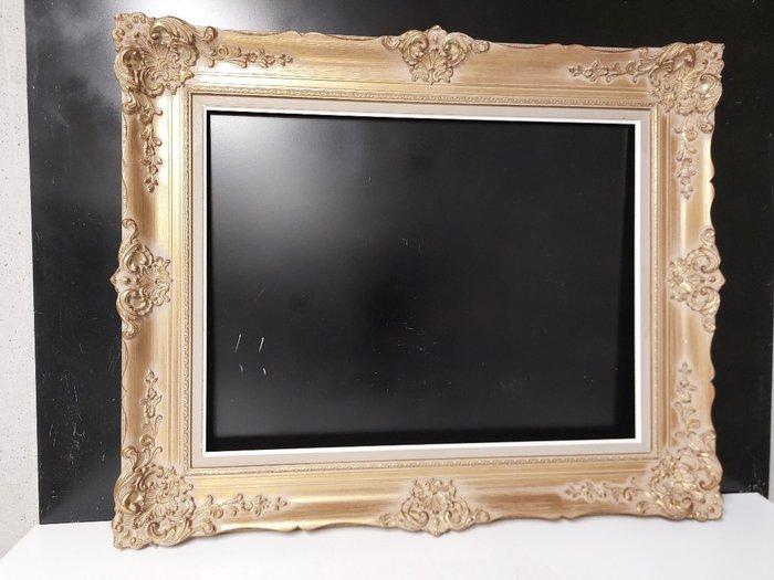 Lijst - Hout - goudkleurige lijst, Antiek en Kunst, Curiosa en Brocante