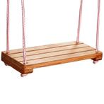 Esthetische houten schommel voor in de tuin - rood-wit, Kinderen en Baby's, Speelgoed | Buiten | Speeltoestellen, Ophalen of Verzenden