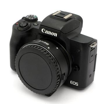 Canon EOS M50 Body zwart + MEIKE MK-C-AF4 EF-M to EF adapter