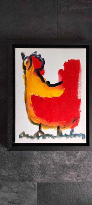 Anton Heyboer (1924-2005) - Kip, Antiek en Kunst, Kunst | Schilderijen | Modern