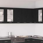 vidaXL Zwart Eiken Hangkast 60 x 31 x 60 cm van Bewerkt Hout, Huis en Inrichting, Verzenden, Nieuw