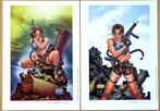 Park, Andy - 2 Offset Print - Tom Raider - Lara Croft - 1999, Nieuw