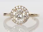 14 karaat Goud - Ring - 1.51 ct Diamant, Handtassen en Accessoires