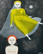 Bettina (1921-2006) - Sposa e donna sulla luna - NO RESERVE, Antiek en Kunst, Kunst | Schilderijen | Klassiek