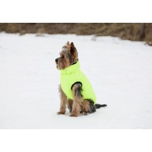 Manteau mantelassé charmonix, gris/néon, l 45 cm, Animaux & Accessoires, Accessoires pour chiens