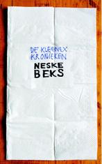 De Kleenex kronieken 9789061699651 Neske Beks, Boeken, Verzenden, Gelezen, Neske Beks