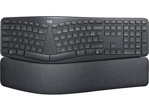 Logitech -  Draadloos Toetsenbord Ergo K860 Azerty Zwart, Computers en Software, Toetsenborden, Draadloos, Azerty, Nieuw, Verzenden