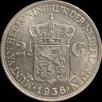 Pays-Bas. Wilhelmina. 2 1/2 Gulden 1938 (Sans Prix de