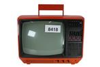 Aristona | Vintage / Portable Orange TV, TV, Hi-fi & Vidéo, Télévisions, Verzenden