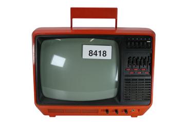 Aristona | Vintage / Portable Orange TV