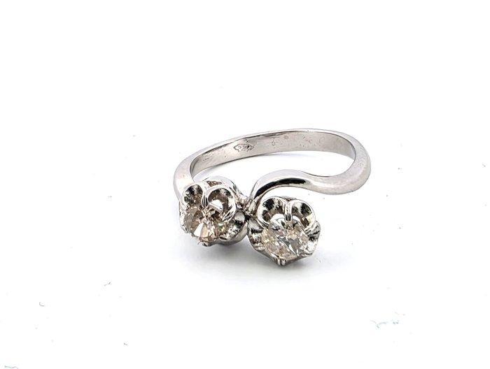 Ring Platina Diamant (Natuurlijk), Handtassen en Accessoires, Ringen