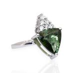 Bague - 14 carats Or blanc - 2.86ct. tw. Tourmaline -