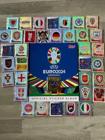Topps - Euro 2024 Sticker Full Set with 21 SP Sticker +