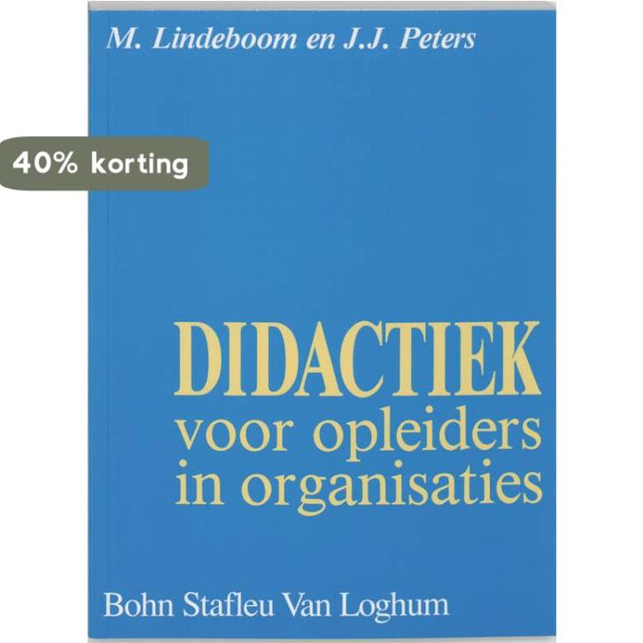 Didactiek voor opleiders in organisaties 9789060019948, Boeken, Studieboeken en Cursussen, Gelezen, Verzenden