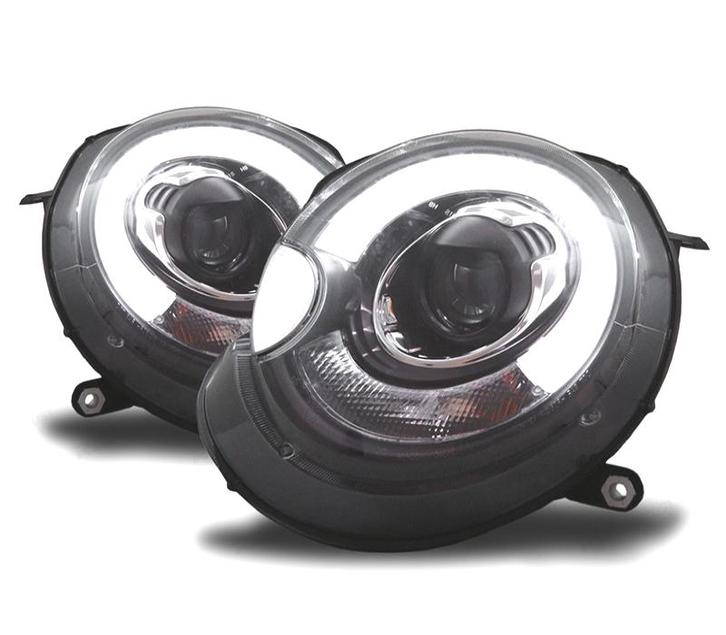 PHARE MINI COOPER R56 R57 06-10 TUBE LIGHT FOND NOIR, Auto-onderdelen, Verlichting, Verzenden