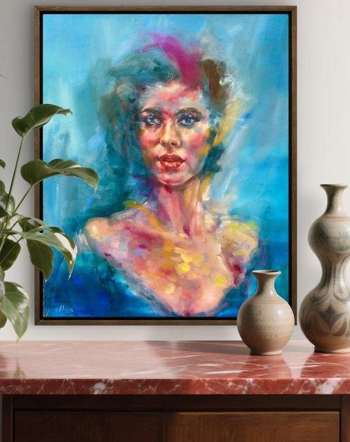 Isabel Tapias T - Desafío XL, Antiek en Kunst, Kunst | Schilderijen | Modern