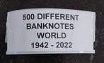 Wereld. - 500 verschillende bankbiljetten uit de gehele