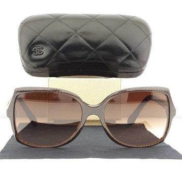 Chanel - Rectangle Brown with Gold Tone Coco Chanel Temple