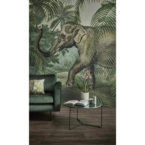 Art for the Home - fotobehang olifant / jungle - 200x280 cm, Huis en Inrichting, Stoffering | Behang, Verzenden