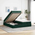 vidaXL Ottoman bed met matrassen 160x200cm fluweel, Huis en Inrichting, Slaapkamer | Bedden, Verzenden, Nieuw