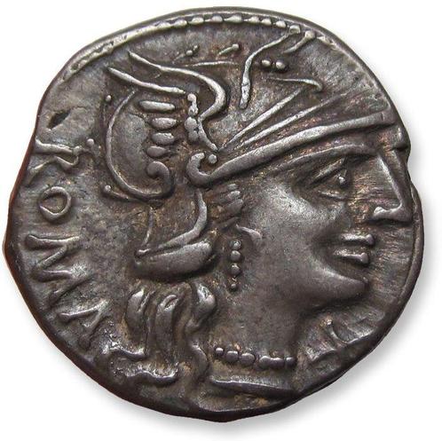 Romeinse Republiek. C. Minucius Augurinus, 135 BC. Denarius, Postzegels en Munten, Munten | Europa | Niet-Euromunten