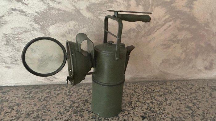 Lampe à pétrole - Fer forgé - Lampe à lacétylène, Antiek en Kunst, Curiosa en Brocante