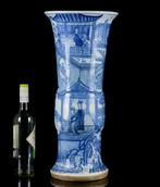 Een monumentale (55,4 cm) Chinese blauw-witte Pagoda, Antiek en Kunst