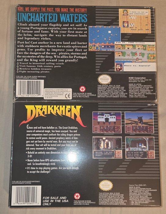 Nintendo, Koei - Snes - Uncharted Waters / Drakkhen / Bubsy, Games en Spelcomputers, Spelcomputers | Overige Accessoires