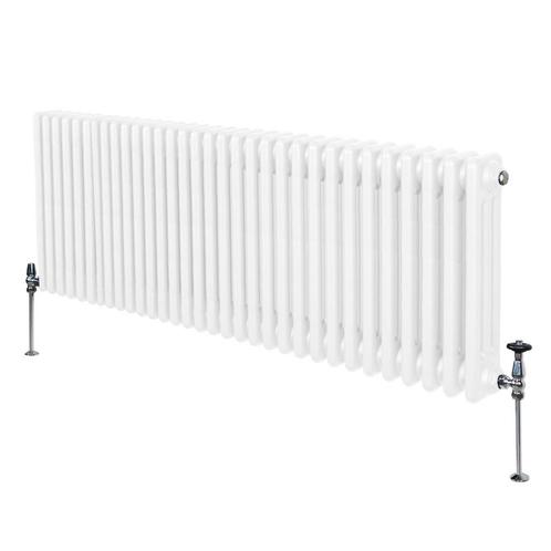 Traditionele 3 Kolom Radiator - 600 x 1462mm - Wit, Doe-het-zelf en Bouw, Verwarming en Radiatoren, Verzenden