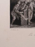 Jean-Honoré Fragonard (1732-1806), daprès - La vision du, Antiek en Kunst