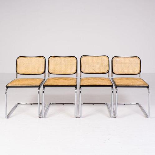 Gavina - Marcel Breuer - Stoel (4) - Cesca - Staal, Wiener, Antiek en Kunst, Kunst | Designobjecten