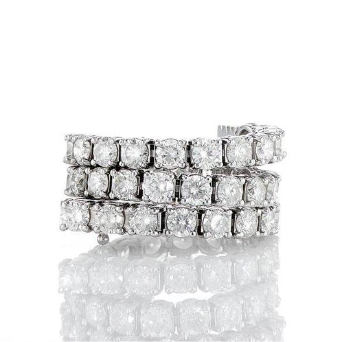 Zonder Minimumprijs - Armband - 14 karaat Witgoud - 11.28ct., Handtassen en Accessoires, Armbanden