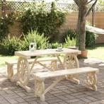 vidaXL 3-delige Tuinset massief vurenhout, Verzenden, Nieuw, Tuinset