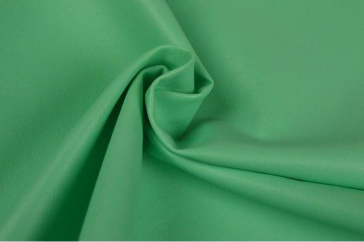 10 meter skai leer - Mintgroen - 145cm breed, Hobby en Vrije tijd, Stoffen en Lappen, 120 cm of meer, 200 cm of meer, Groen, Nieuw