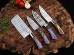 Keukenmes - Kitchen knife set - Vervormd staal &